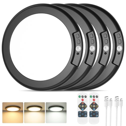 Image of Rechargeable Motion Sensor Ceiling Light, Battery Operated Closet Light