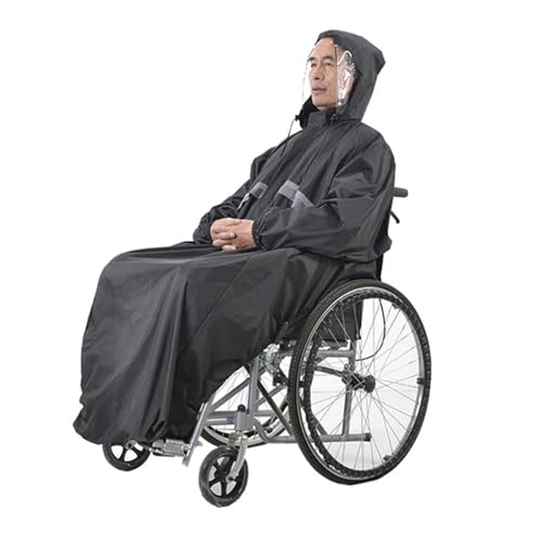 Patinete de cuatro ruedas con mangas reflectantes for personas mayores, discapacitados, obesos, vehículo eléctrico, Poncho for silla, impermeable