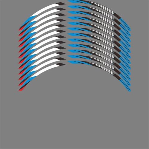 Stickers jante NT1100 contre décollement et pluie, kit autocollant étanche moto 17"