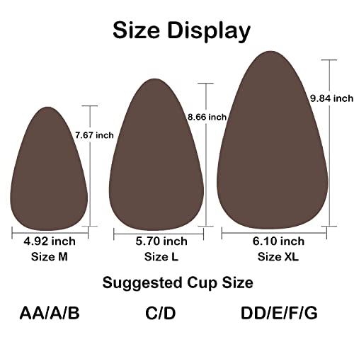Breast Lift Tape For Large Breasts Push Up Sticky Adhesive Bra For A-E Cup Coffee Dd+ #TOP2