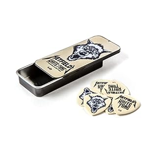 Dunlop Boîte de 6 médiators James Hetfield’s White Fang 1mm - Les Beatles, Paul McCartney, John Lennon, RIngo Starr, George Harrison