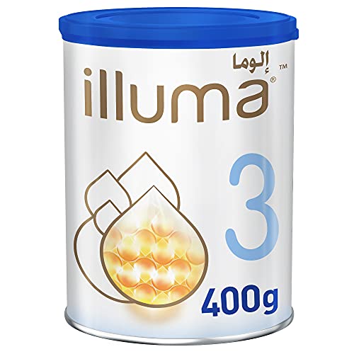 Nestle Wyeth Nutrition Illuma Stage 3 Toddler Formula - Digestive & Bone Support, HMOs, 400g for 1-3 Years