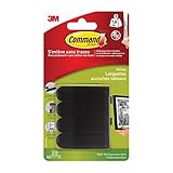 Talla S Command image mounting strips CAN 17202BLK M 5.4 kg, Black, 4 Packs of 2 Strips