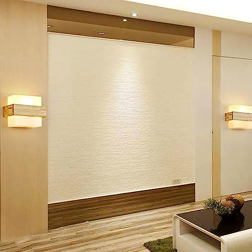Lámpara de pared de madera para pasillo y comedor acogedor 4