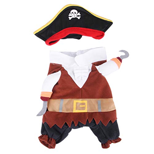 Disfraz Pirata para Perros Halloween Talla S