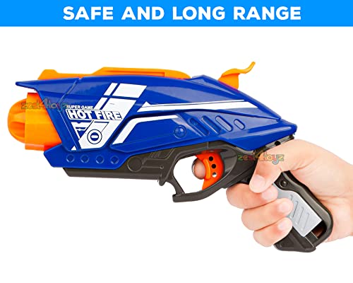 Image of zest 4 toyz blaze storm soft bullet toy gun (20 soft bullets) hot fire-Multi color