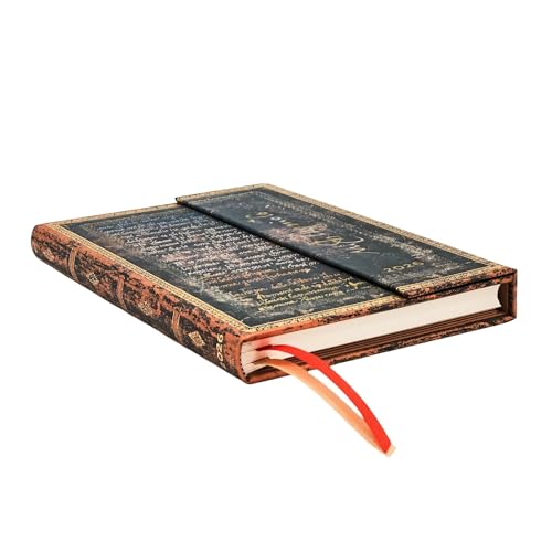 Paperblanks 2026 Michelangelo, Handwriting, Fascinating Handwriting, 12-Month Calendar, Midi, Vertical, with Folding Envelope - Image 2
