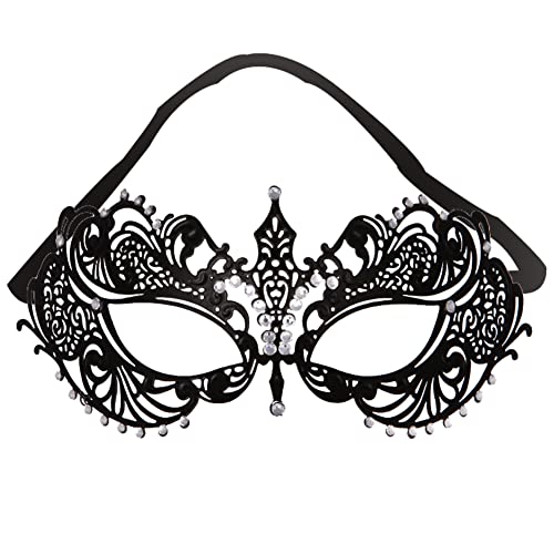 AMFSQJ Venezianische Maskerade Maske, Metall Maskerade Maske Sexy Venezianische Faschingsmasken (Metall Masken) Cover