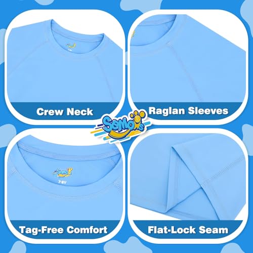 Girls Swim Shirt Rash Guard Long Sleeve for Youth Kids Children Rashguard Water Swimwear UPF+ 50 Swimming Sun Shirt Lavender Purple Swim Top 14-16Y3