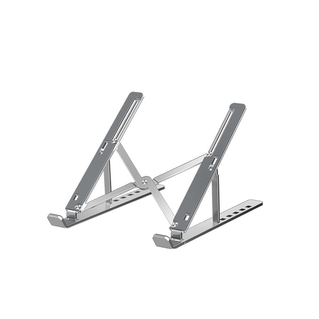 Support de bureau peinture spéciale finition main pour écran argent