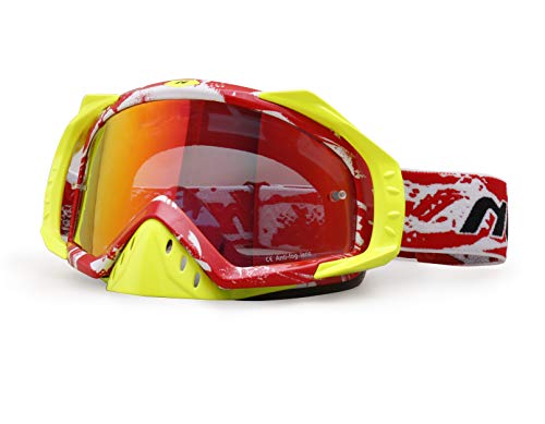 NENKI Moto Cross Lunettes NK 1023,Anti-Buée