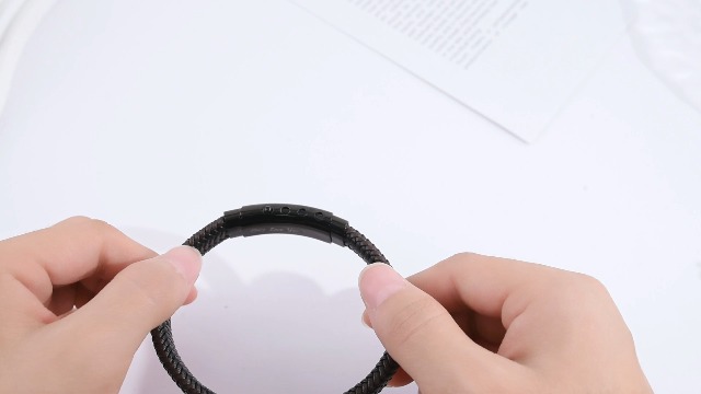 Pulsera de cuero YELUWA para hombre miniatura 7