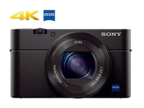 Sony RX100 IV 20.1 MP Premium Compact Digital Camera w/1-inch Sensor, 4K Movies