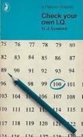 Check Your Own I.Q. (Pelican) by Eysenck Hans J. (1962-11-30) Paperback B012YX75NU Book Cover