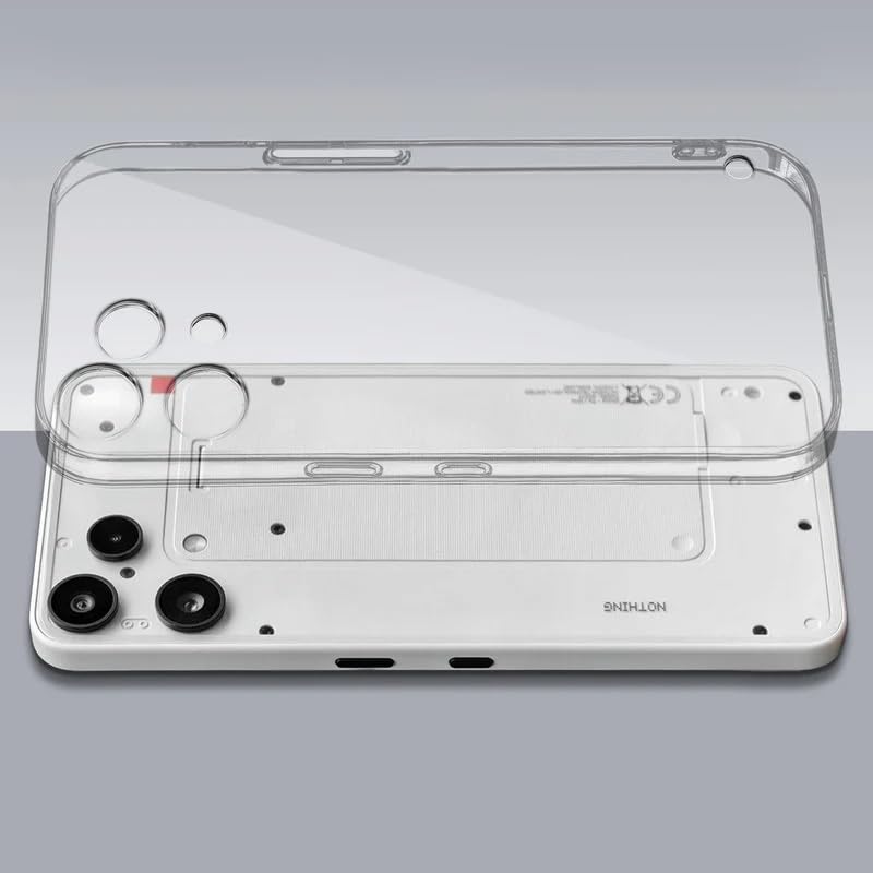 Image of DIZORO Compatible with Nothing 3A Lite 5G Back Cover Case Clear,[ Anti Yellow ][Military Grade Protection] Hard PC Back Cover Transparent