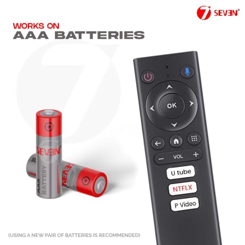 Image of 7SEVEN Voice Command Bluetooth Remote for Nokia Media Streamer Android Device and Replacement of Original Remote Control