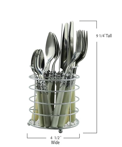Image of Gypsy Color Baroque Bone Mix & Match Stainless Steel Flatware Collection, Set of 16