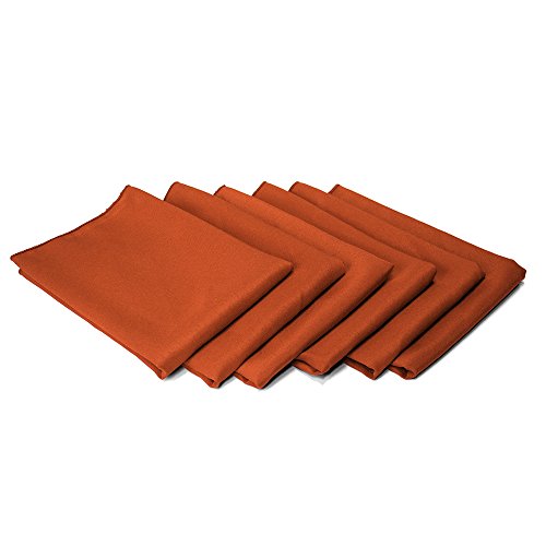 Tablelinensforless AMZ-NPCLR-BTOE-6PK-KIT 17 Inchx17 Inch Polyester Cloth Napkins, Set Of 6 thumb #2