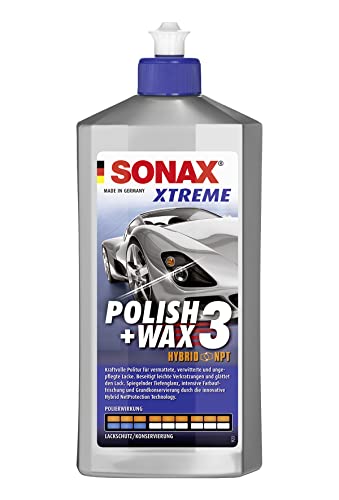 SONAX XTREME POLISH+WAX 3 HYBRID NPT (500 ml) - For dull, weathered and scruffy paint surfaces. | Item-No. '02022000-544
