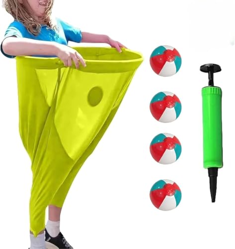 Juego de Patio Granny Pants, Juego de Lanzamiento Gigante para Exteriores, Ideal para Fiestas de cumpleaños al Aire Libre y reuniones Familiares. Incluye Pelotas saltarinas y Bomba de Aire.