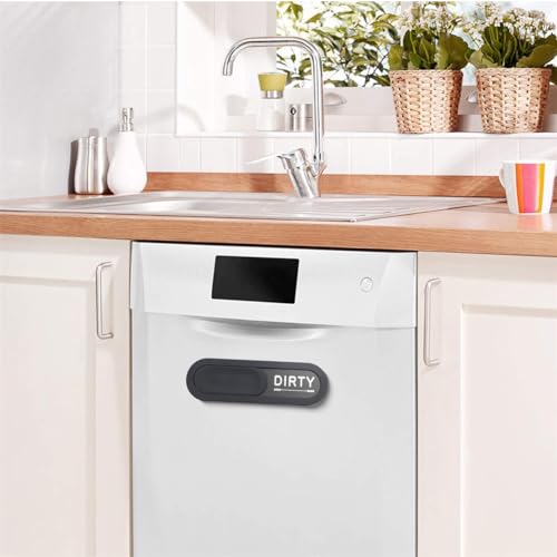 Beichi Geschirrspülermagnet Clean Dirty Indicator Anti-Kratzer Magnetanzeige Schild und selbstklebende Aufkleber für alle Geschirrspüler