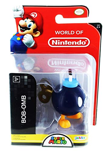 World of Nintendo Super Mario Bob-omb 2.5" Mini Figure