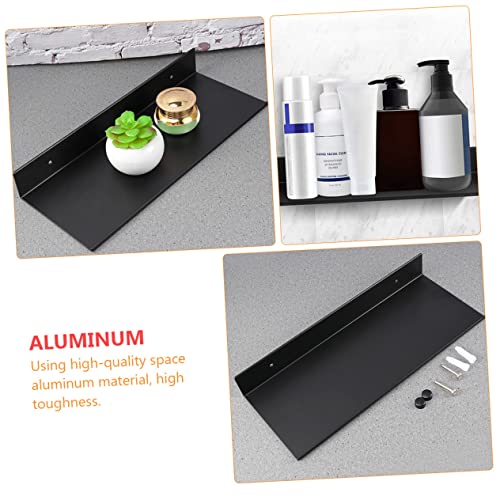 1 juego Estante de pared Estante de pared Estante de metal Bandeja de servicio Soporte de imagen Estante de tocador Estante de pared del dormitorio Estante de pared de la sala Soportes de almacenamien - imagen 9