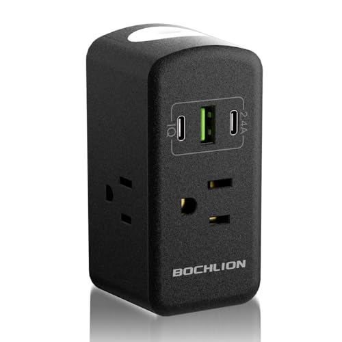 Are Home Theatre Power Managers Worth It? (2023) BOCHLION Multi Plug Socket Extender with Night Light and USB Surge Protector, 3 USB Wall Chargers,...