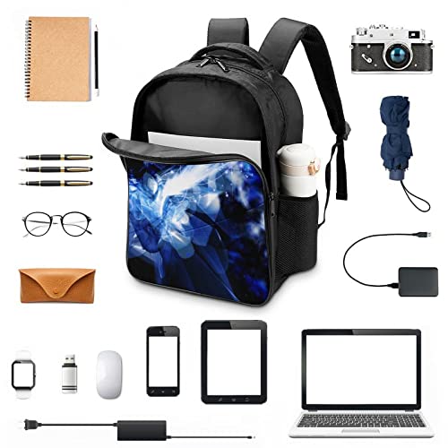 Sac à dos mode adolescent bleu 40x28x16cm pour l'école