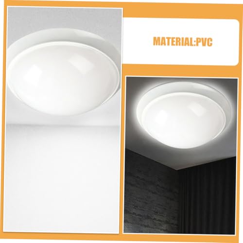 Cubiertas de plástico PRETYZOOM para luces de techo con difusores redondos de PVC 4