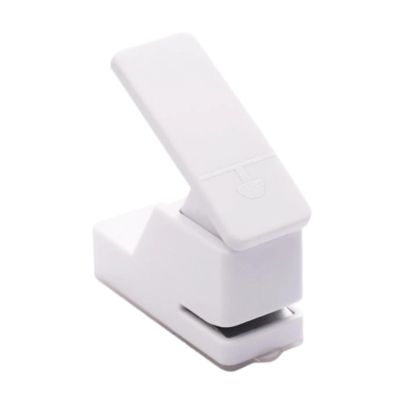 Amagogo Paper Hole Puncher Single Hole Punch School Supplies Paper Punching for Binders Crafts Art Project Card Making Disc Binding, White Mushroom Hole