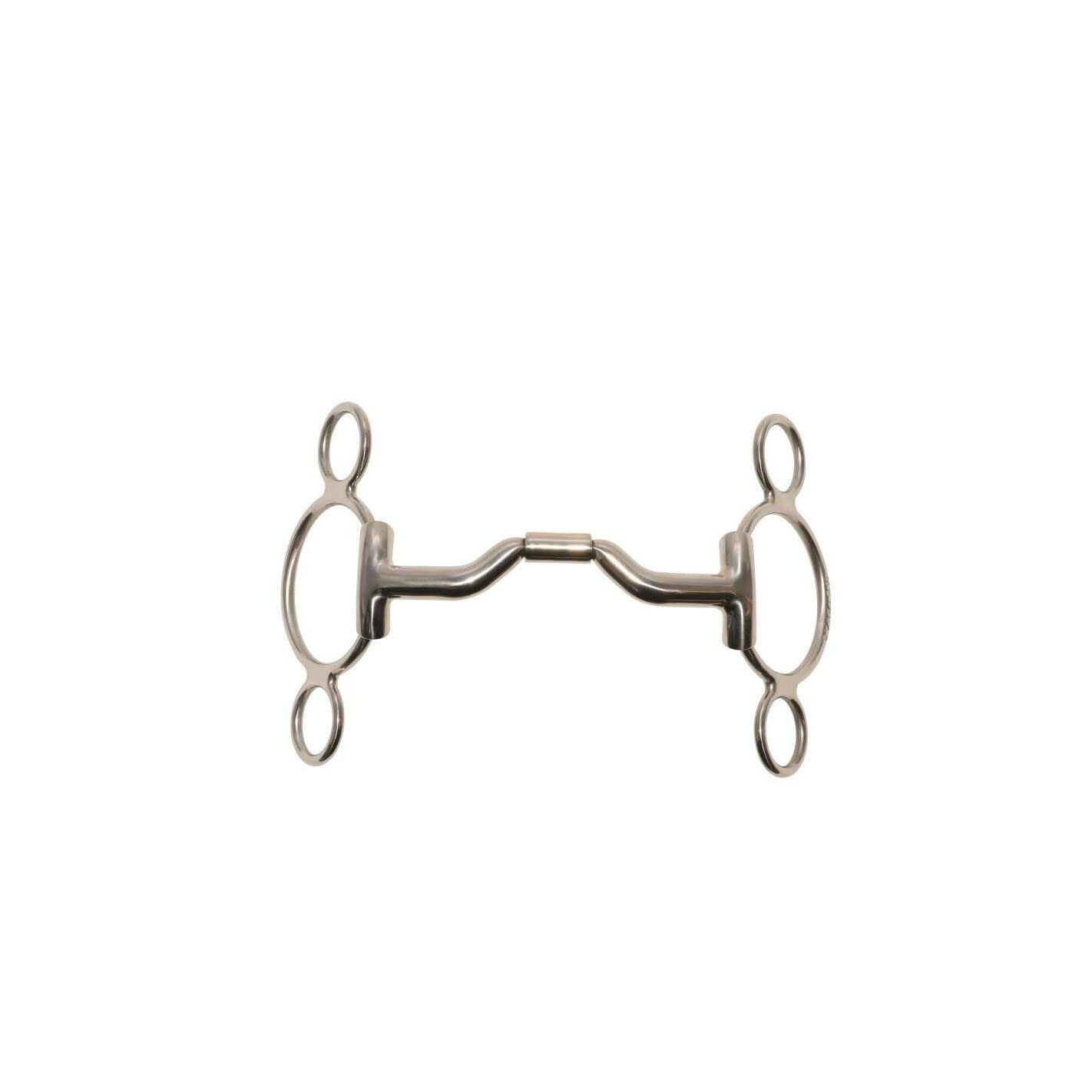 Metalab Bocado de 3 o 4 Anillos para la Lengua del Caballo