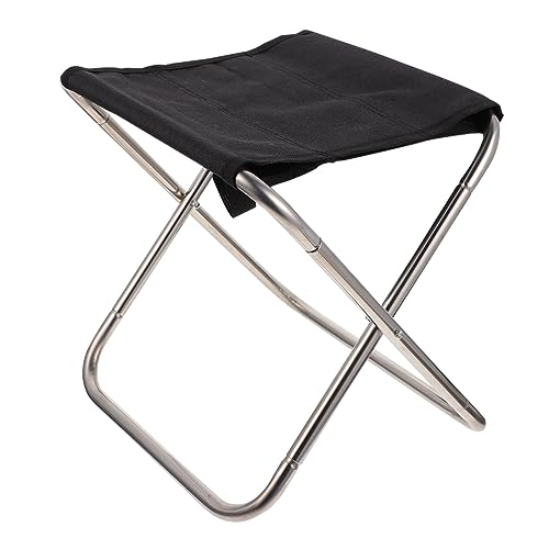 Abaodam 1Pc Folding Fishing Stool Portable Outdoor Chair for Camping Beach and Festivals Lightweight Frame Design Comfortable High Density Convenient