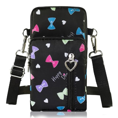 Image of JANKS Small Crossbody Bag for Women - Mini Phone Purses with Crossbody Strap and Wallet - Nylon Arm Bag