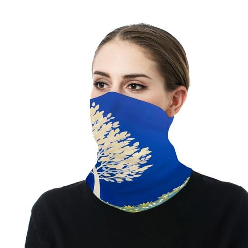 Pasamontañas The White Tree Balaclava para hombres y mujeres con protección solar, máscara facial fresca y transpirable, bufanda cubre boca para esquí y senderismo miniatura 7