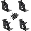 Folding Hinge Bracket for Folding Table, Workbench, Bed Legs, Self Locking Hinges 90 Degree Foldable Table Bracket, Heavy Duty Leg Fittings Angle Braces (Pack of 4)