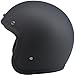 Biltwell Inc. Bonanza Flat Black Open Face Helmet Small