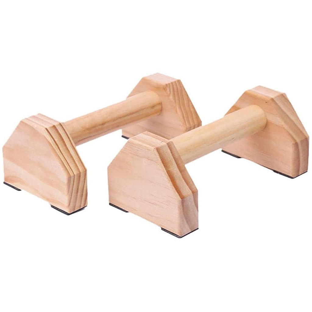 JSGHGDF Push-ups Stands Fitness Equipment Pectoral Muscle Training Wooden Handle Push Up Bracket Push Up Exercise Tool