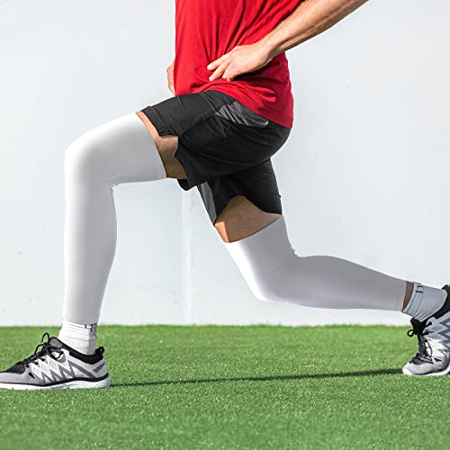 Leg Sleeves Compression Long Knee Sleeve UV Protect for Men Women Sport Basketball Football4