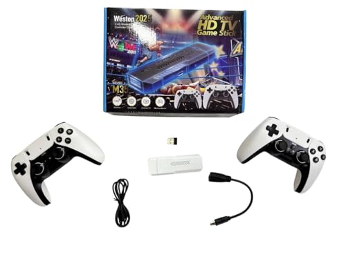 Image of Advanced 4K Ultra HD Game Stick M35 | Plug & Play HDMI Console | 30,000+ Retro Games | 2.4G Dual Wireless Controllers | 40+ Emulators Supported | 2025 Edition