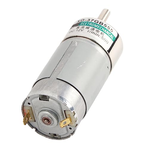 Motoréducteur DC12V 15W 500 Tr/min avec engrenage métallique robuste pour automatisme