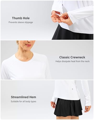 Women's UPF 50+ Sun Shirts Long Sleeve UV Protection Rash Guard Lightweight Quick Dry Workout Hiking Tops for Women4