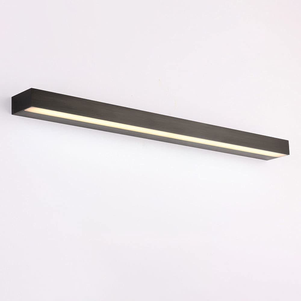 Siet Cuarto de baño Moderno Luz de luz 12W Lámpara de Espejo de baño LED, Luces de Espejo Cuadrado de Aluminio, iluminación de Cuadros, lámparas de Espejo de vanidad Minimalista para guardarropa