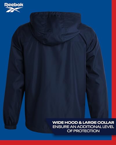 Reebok 141149424 Men'S Jacket - Full Zip Polar Fleece Lined Windbreaker Jacket thumb #5