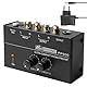 Phono Vorverstärker Plattenspieler, Plattenspieler Schwarz Stereo-Verstärker mit MM Abtast Systemen, Phono Preamp für Plattenspieler, Verstärker Stereo mit Pegel, RCA Input & Output