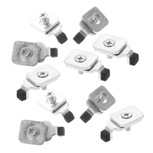 HOODANCOS 10pcs Curtain Track End Plugs Curtain Track Stoppers for Smooth Gliding Easy Installation Suitable for Home Office and Hotel Use