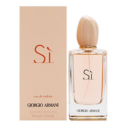 Giorgio Armani Eau De Toilette Si Spray for Women, 3.4 Ounce