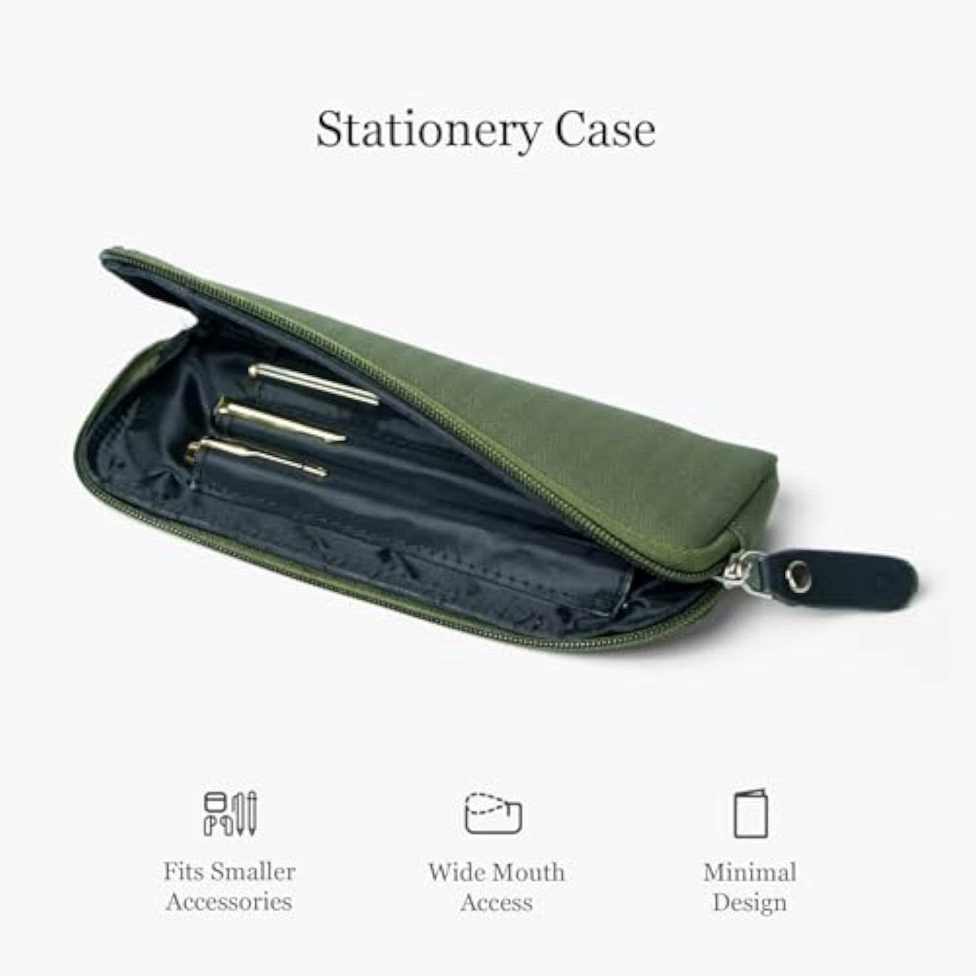 Premium Stationery Case & Pencil Pouch, Aesthetic Organizer