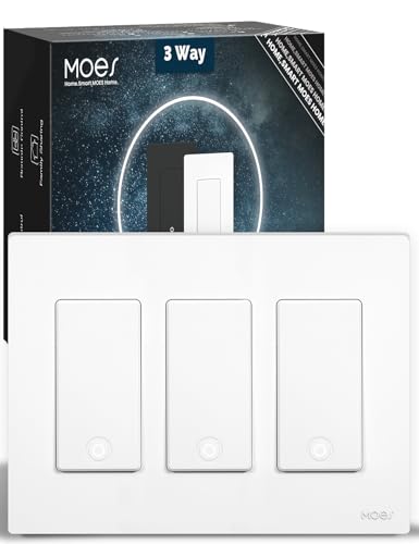 MOES Zigbee 3-Way Light Switch 3 Gang
