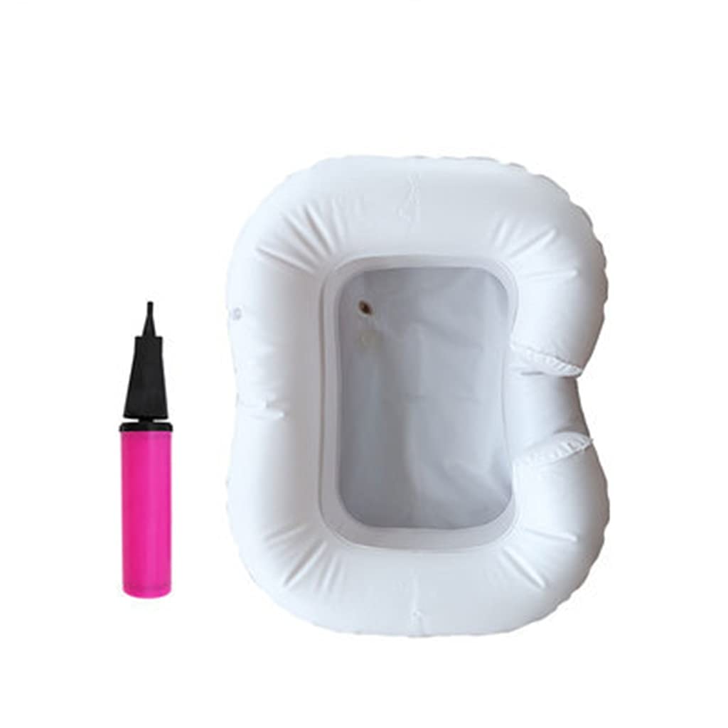 Bassin de lavage de cheveux gonflable douche de chevet portable